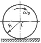 Цилиндр катится по горизонтальной плоскости